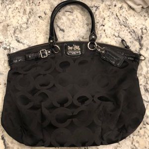 Black coach bag